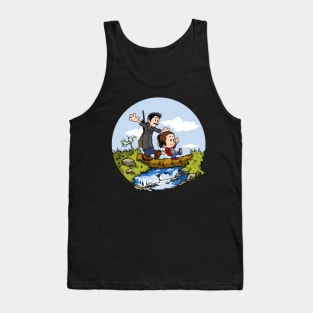 crossing a river Tank Top